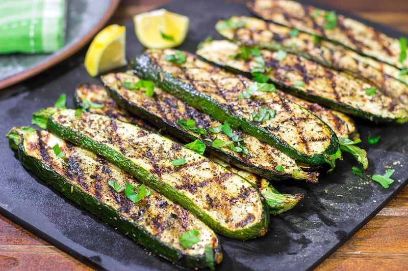 Grilled Zucchini with Parmesan