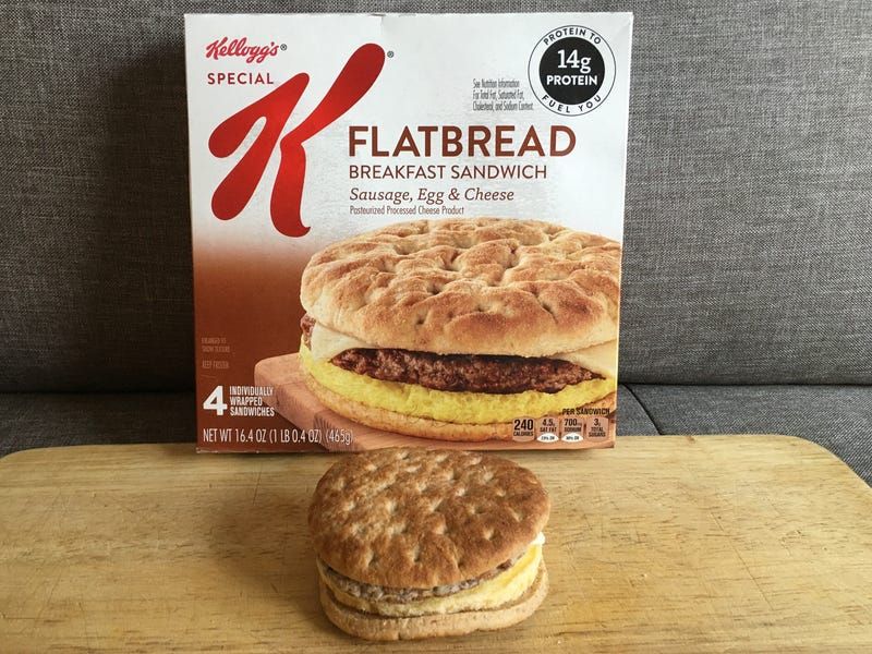 Special K Flatbread Breakfast Sandwiches