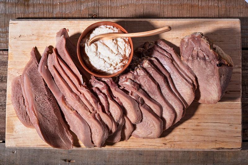 Beef Tongue with Horseradish Sauce