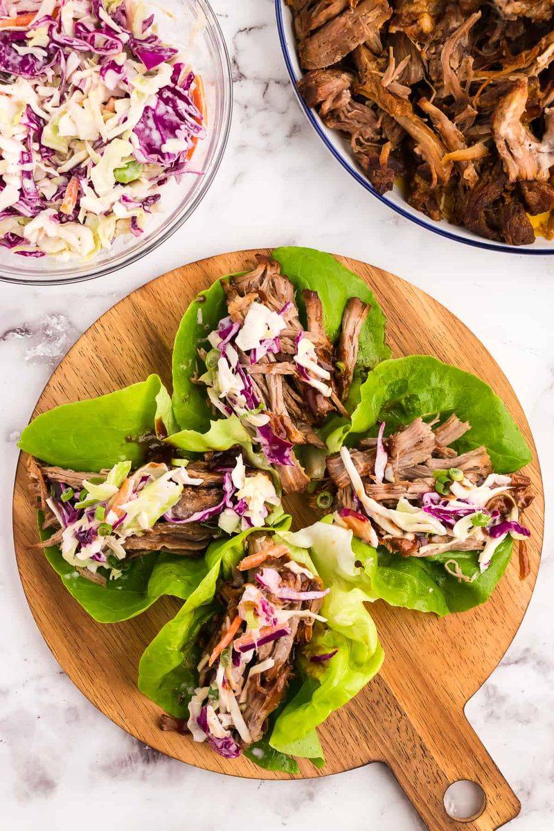 Pulled Pork Lettuce Wraps