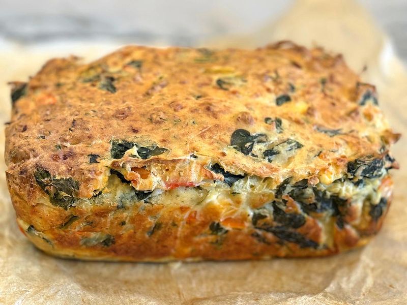 Spinach & Feta Egg Loaf