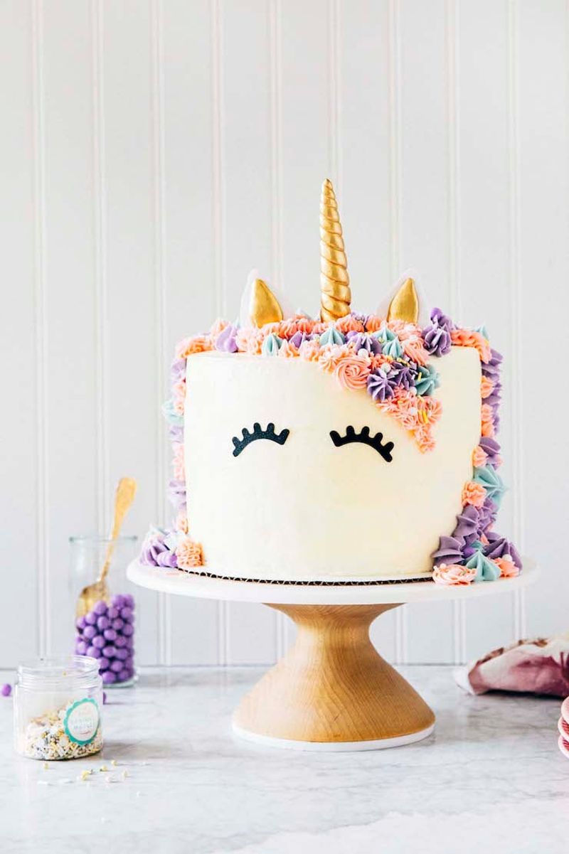 Unicorn Confetti Cake