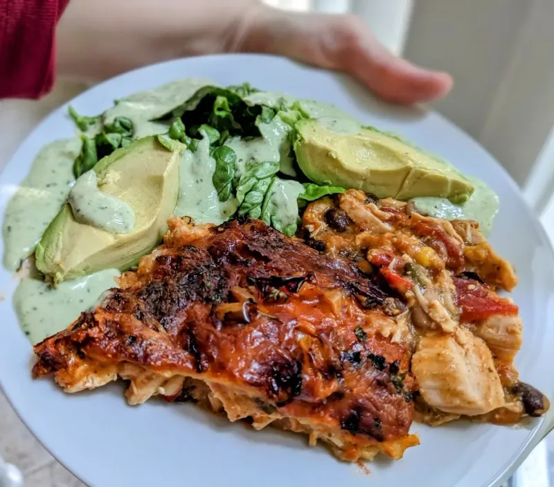 Chicken Enchilada Bake