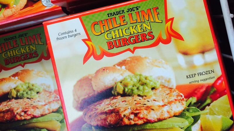 Trader Joe’s Chile Lime Chicken Burgers