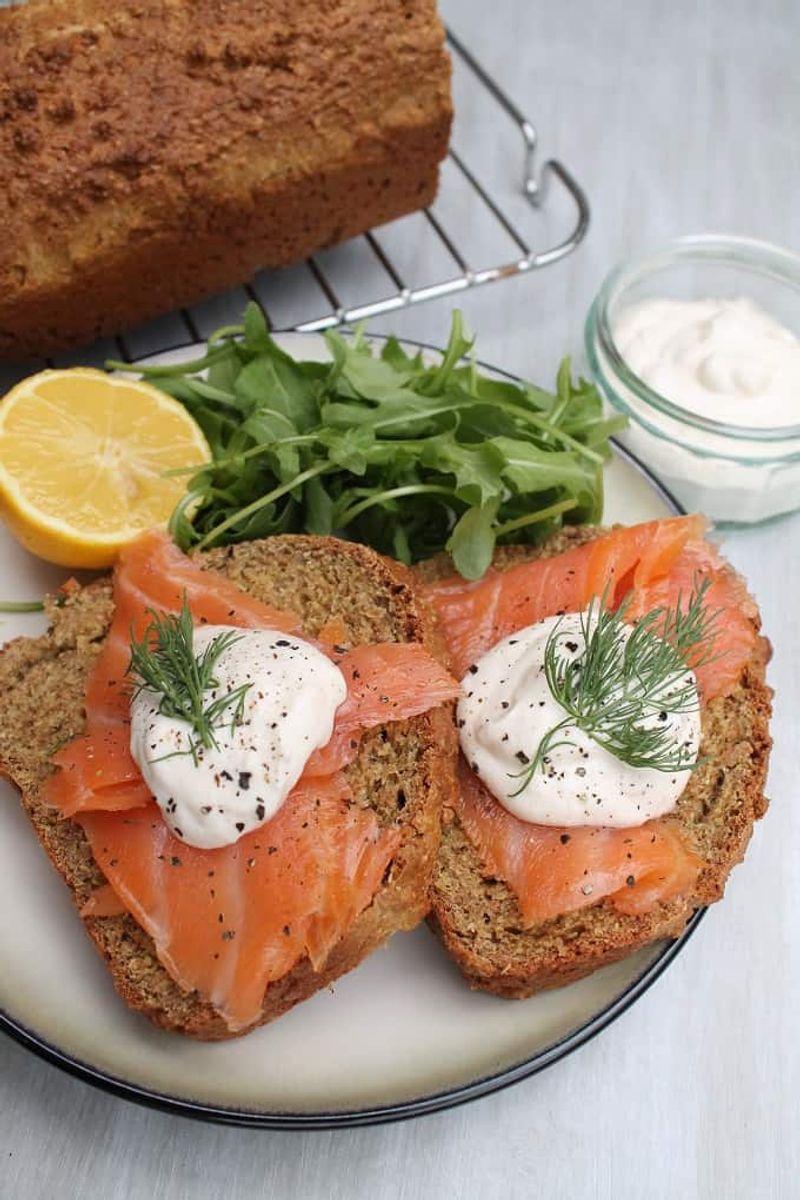 Smoked Salmon on Brown Bread