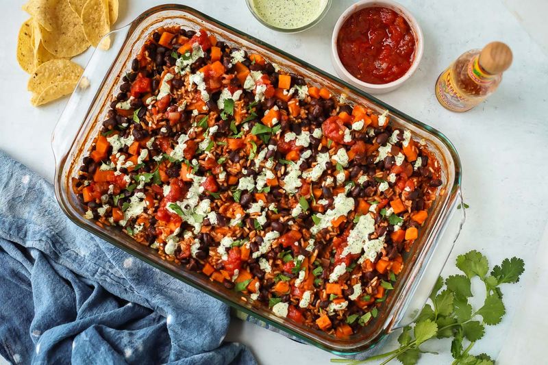Sweet Potato and Black Bean Bake