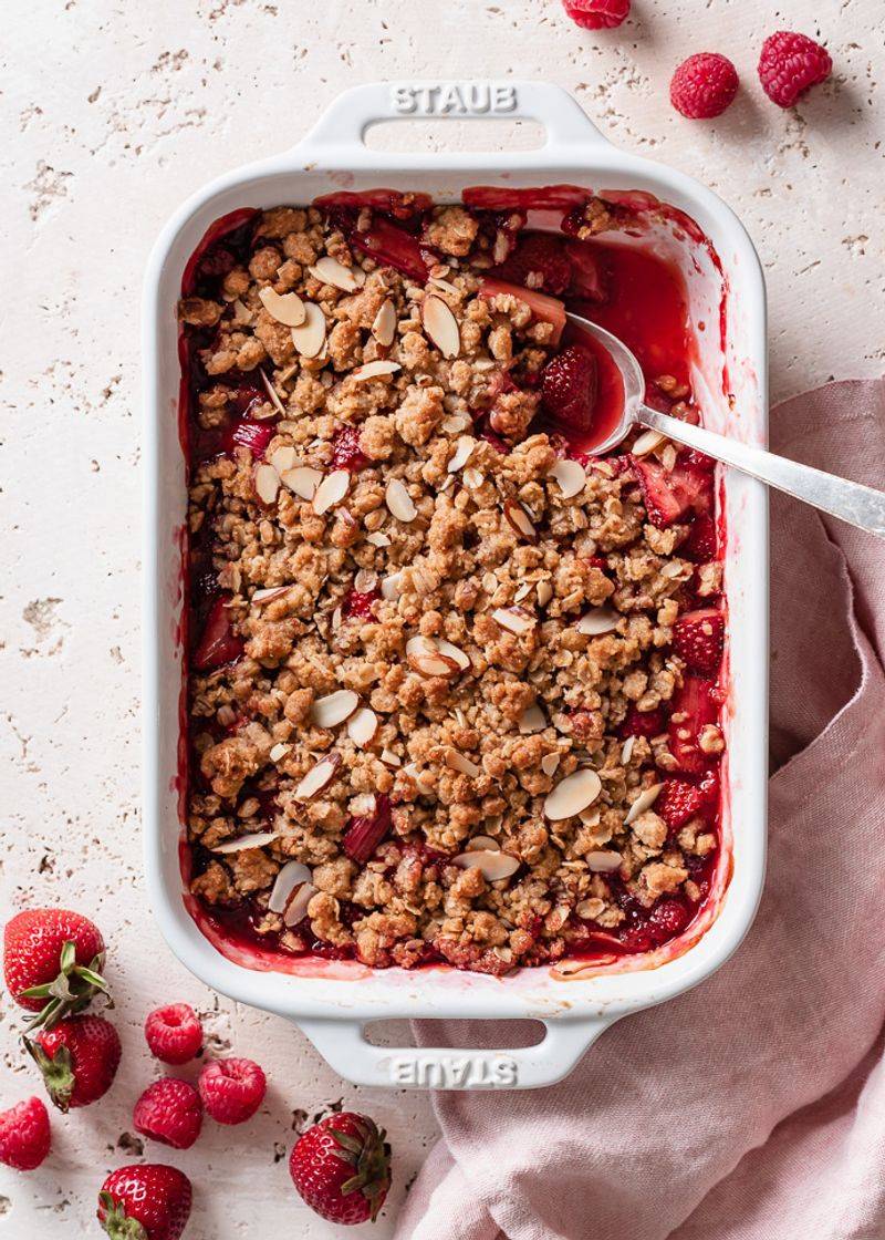 Strawberry Rhubarb Crisp