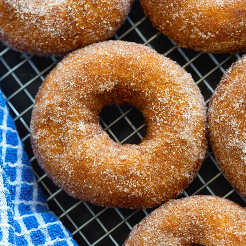 Cinnamon Sugar Baked Donuts