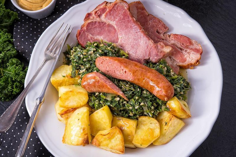 Grünkohl mit Pinkel