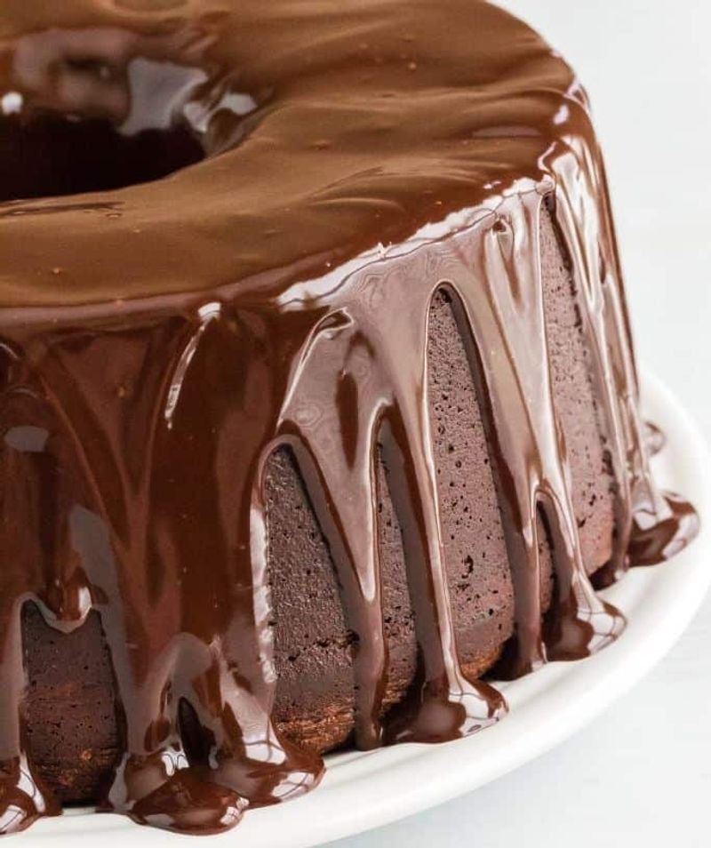 Chocolate Sour Cream Pound Cake