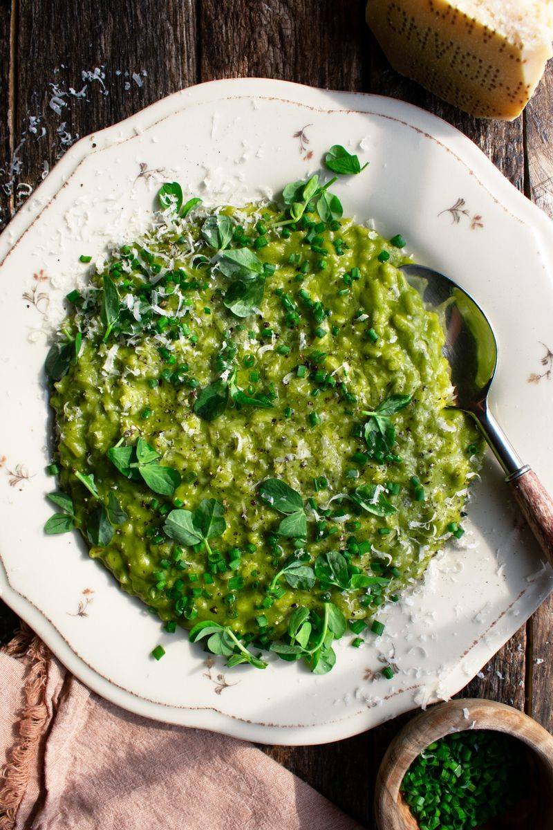 Spring Pea Risotto