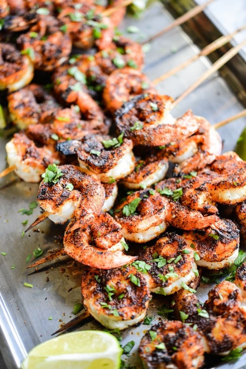 Blackened Shrimp Skewers