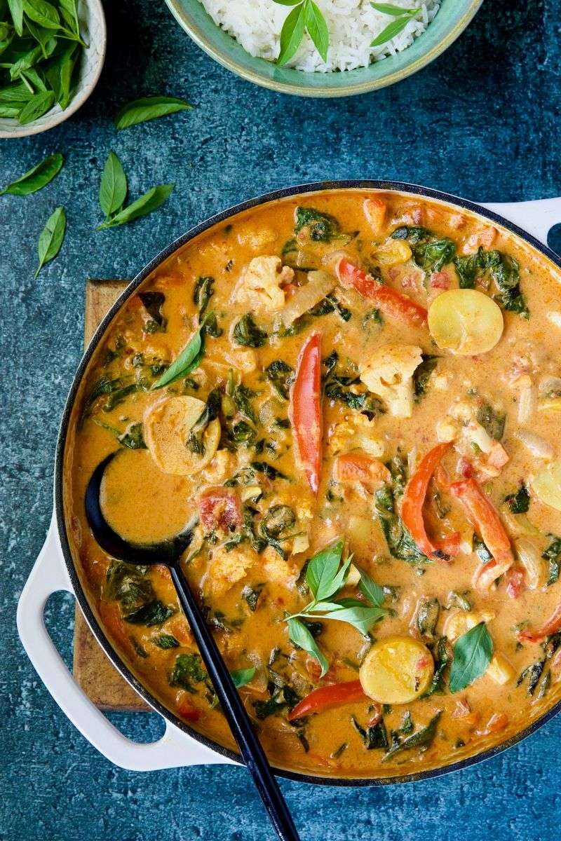 Vegan Thai Red Curry with Veggies