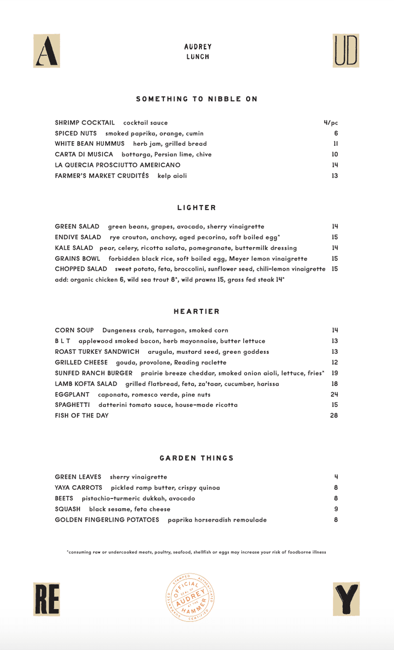 Not Reading the Menu and Asking Obvious Questions