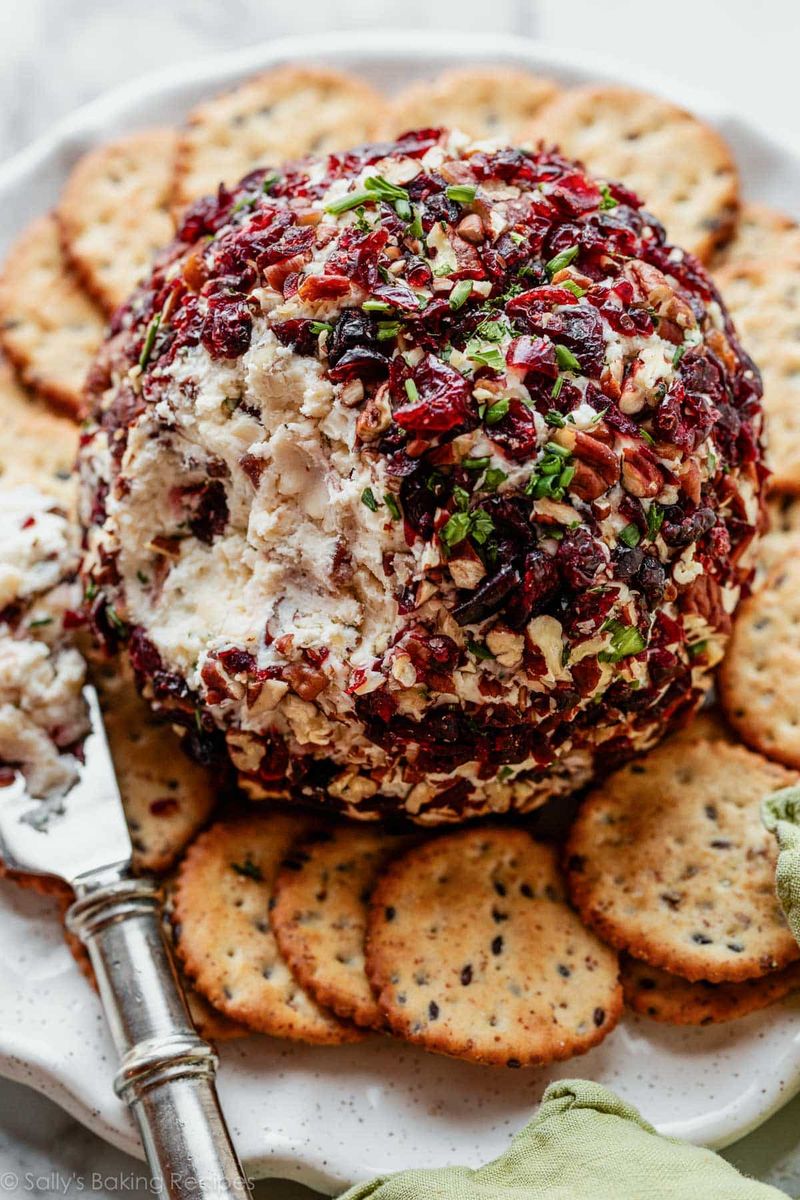 Cheese Balls Rolled in Nuts