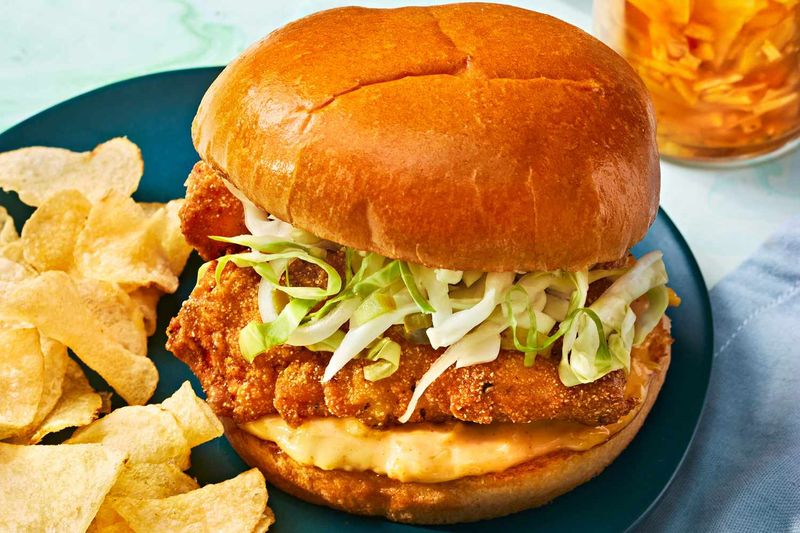Crispy Fish Sandwiches with Spicy Remoulade