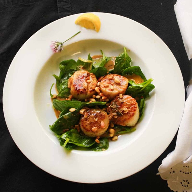 Pan-Seared Scallops