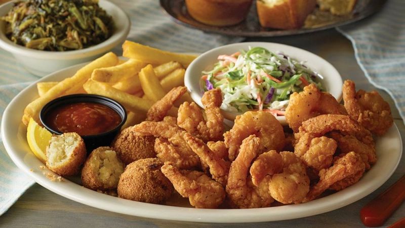 Cracker Barrel’s Country Fried Shrimp Platter