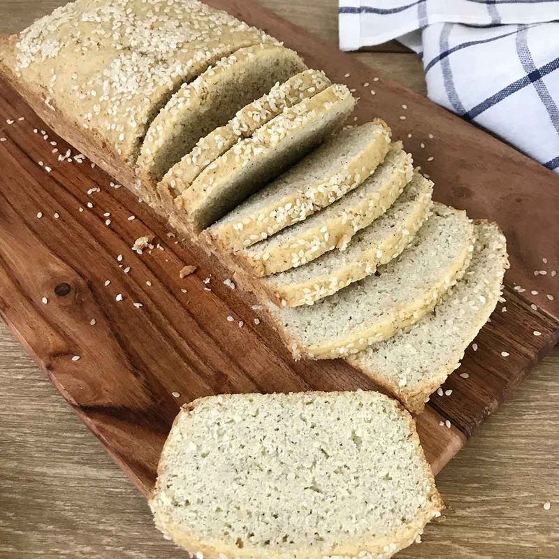 Sesame Almond Flour Loaf