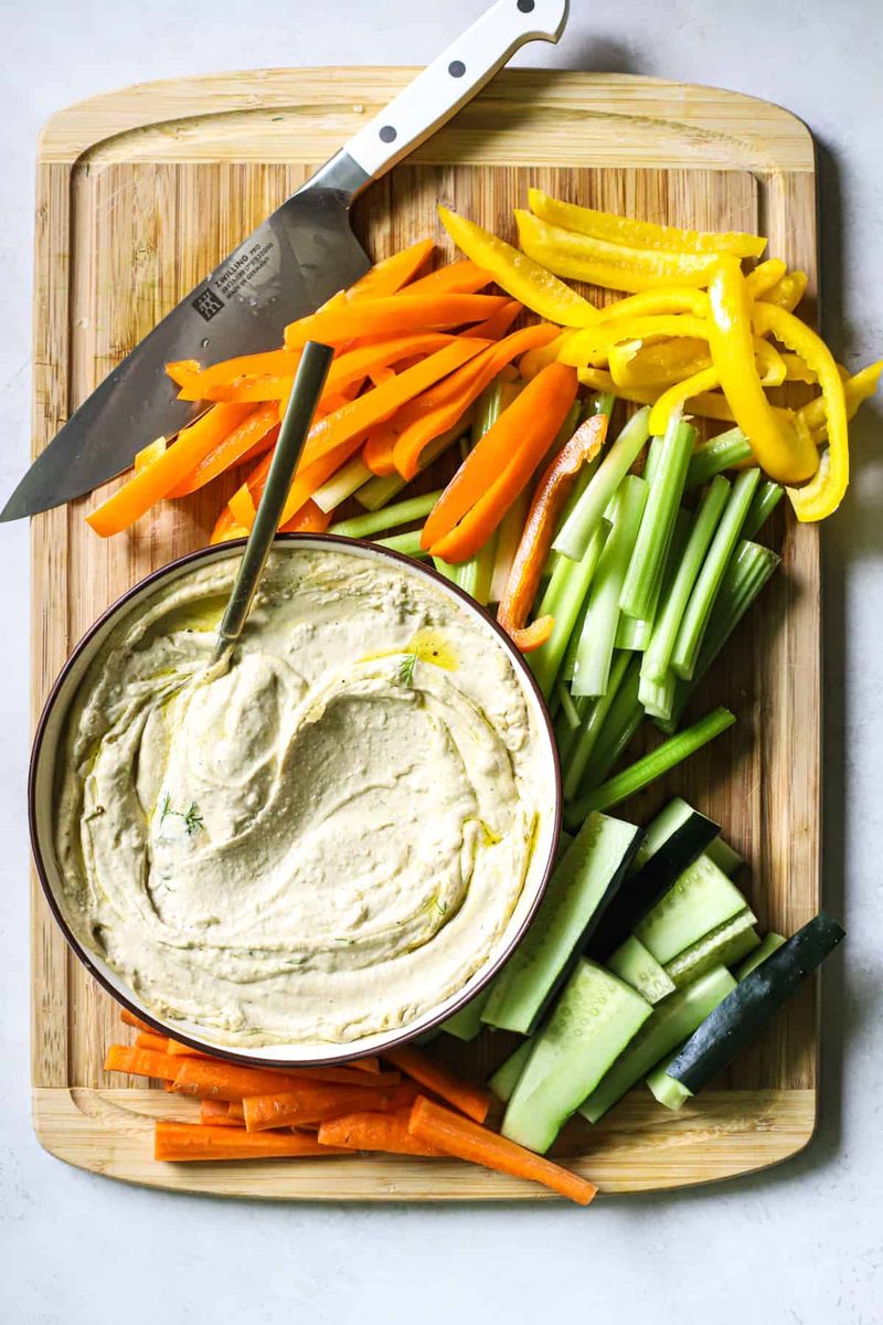 Hummus with Veggie Sticks