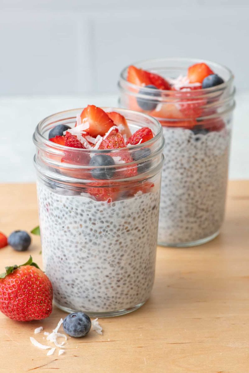 Chia Pudding with Almond Milk