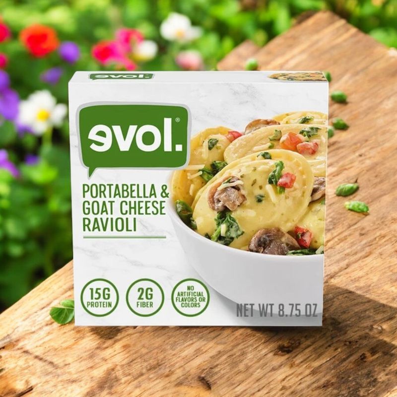 Evol Portabella & Goat Cheese Ravioli