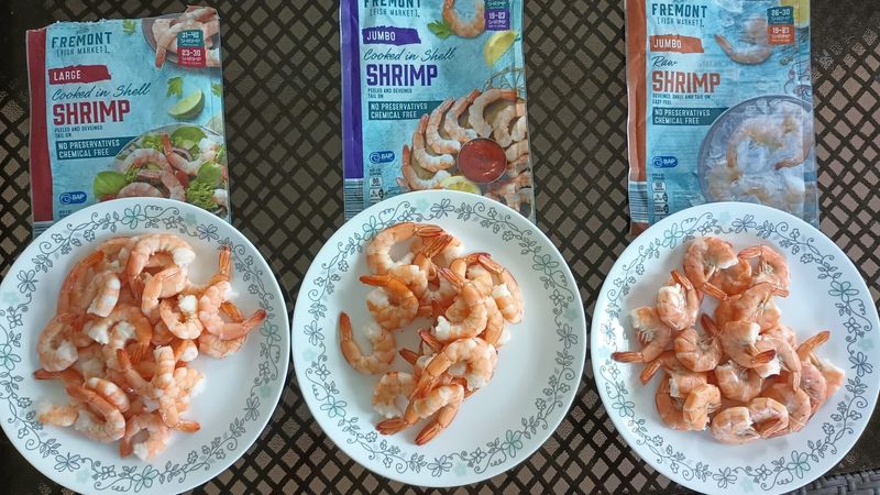 Frozen Shrimp (Raw or Cooked, Medium or Large)