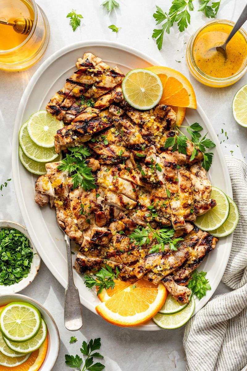 Citrus-Marinated Chicken (Overdone)