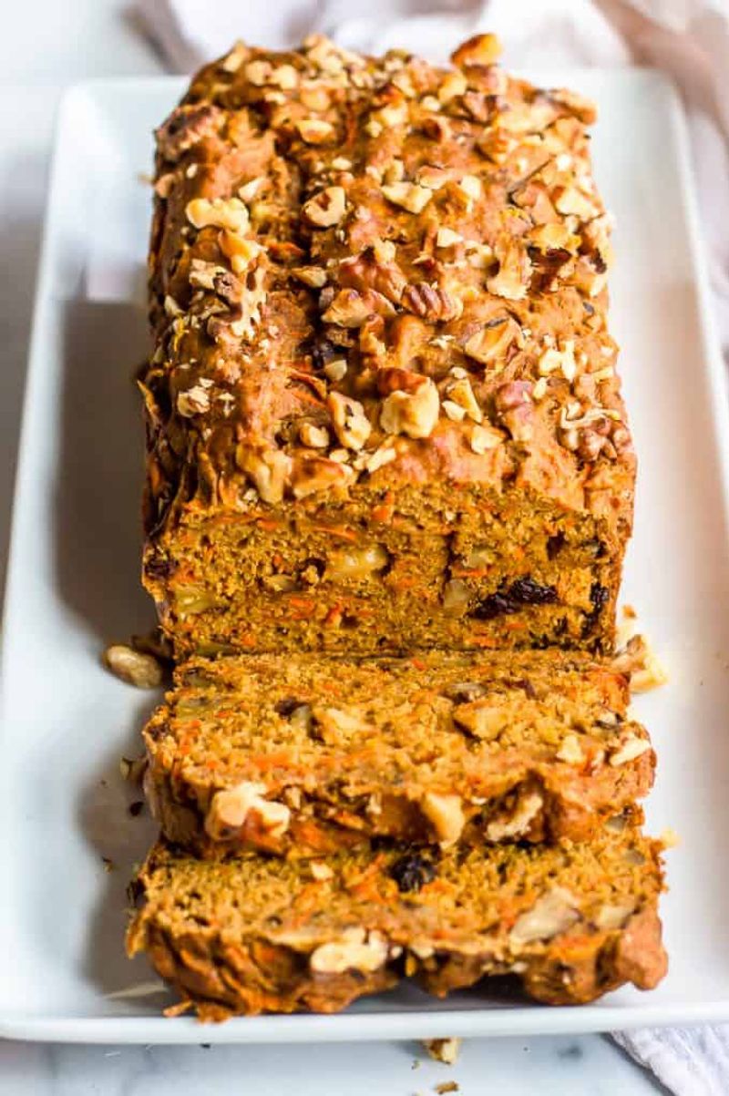 Carrot Loaf with Orange Zest and Walnuts