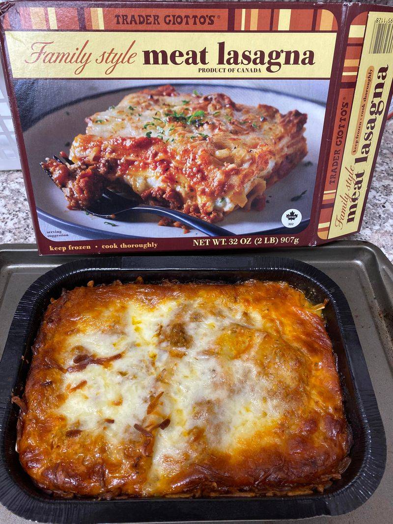 Trader Joe’s Family Style Meat Lasagna
