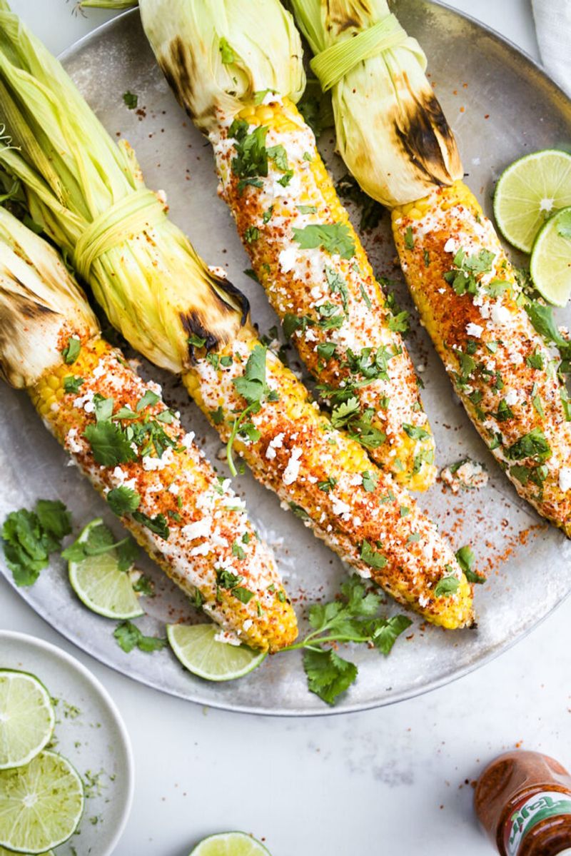 Chili-Lime Grilled Corn on the Cob