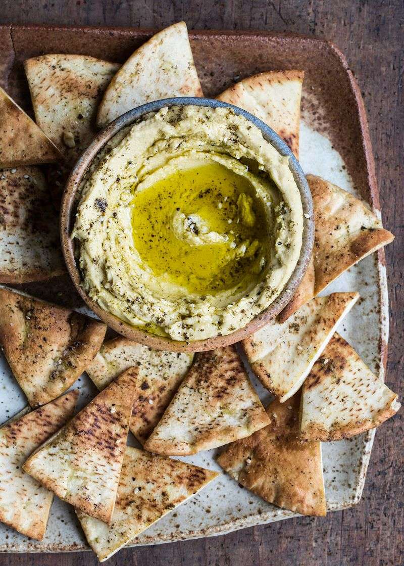 Hummus with Pita Chips (and Nothing Else)