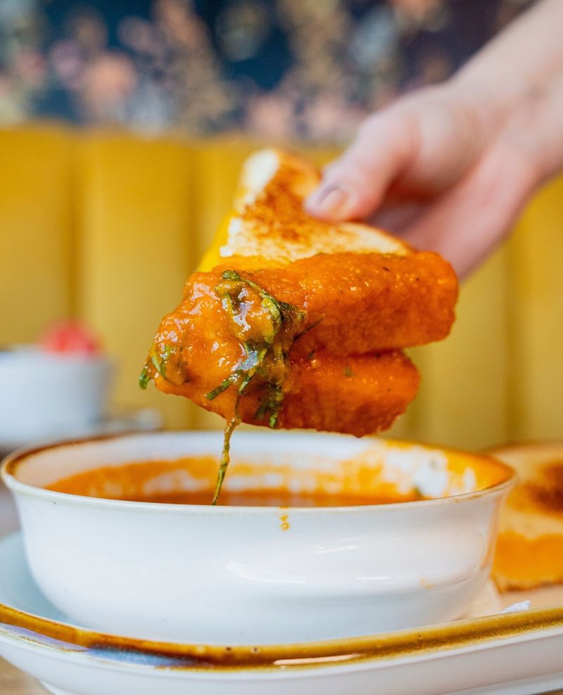 Grilled Cheese and Tomato Soup