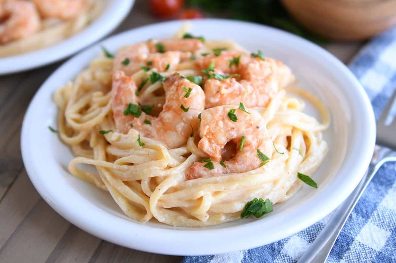 Creamy Seafood Pasta with White Wine Sauce