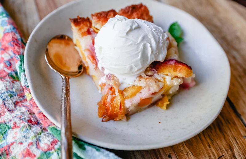 Peach Cobbler (Served Warm with Ice Cream)