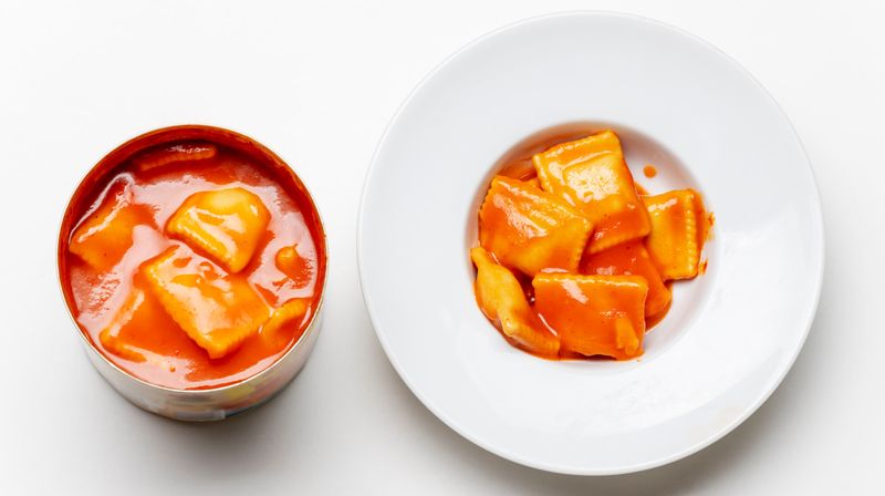 Canned Spaghetti or Ravioli