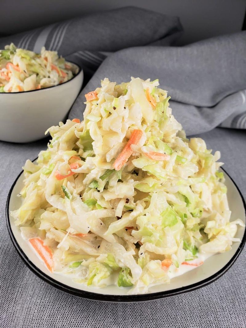 Basic Cabbage Slaw with Just Mayo
