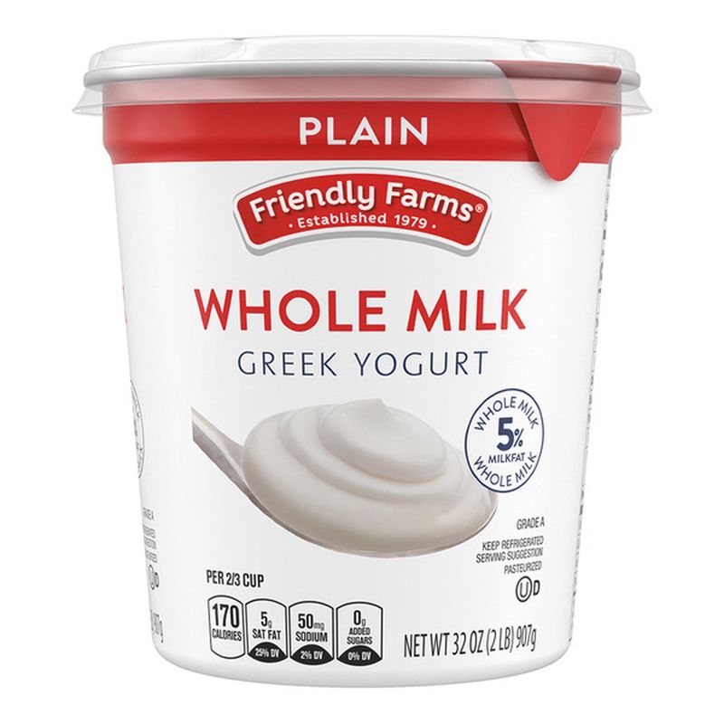Friendly Farms Greek Yogurt (vs. Chobani or FAGE)