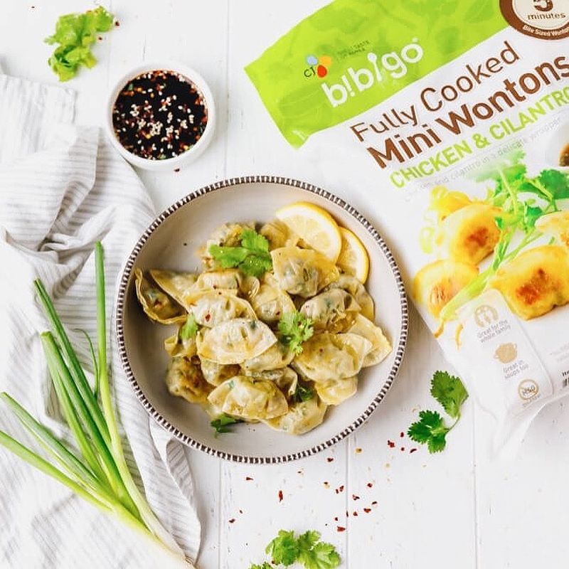 Chicken & Cilantro Mini Wontons (Bibigo)