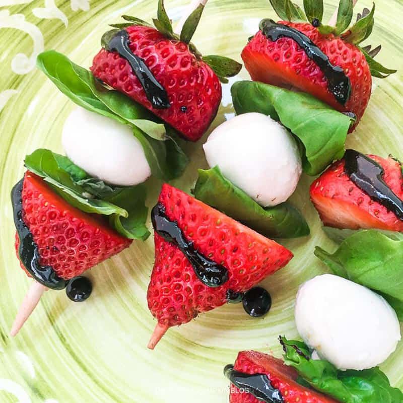 Strawberry Caprese Bites