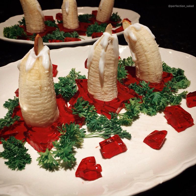 Banana Candies in Gelatin