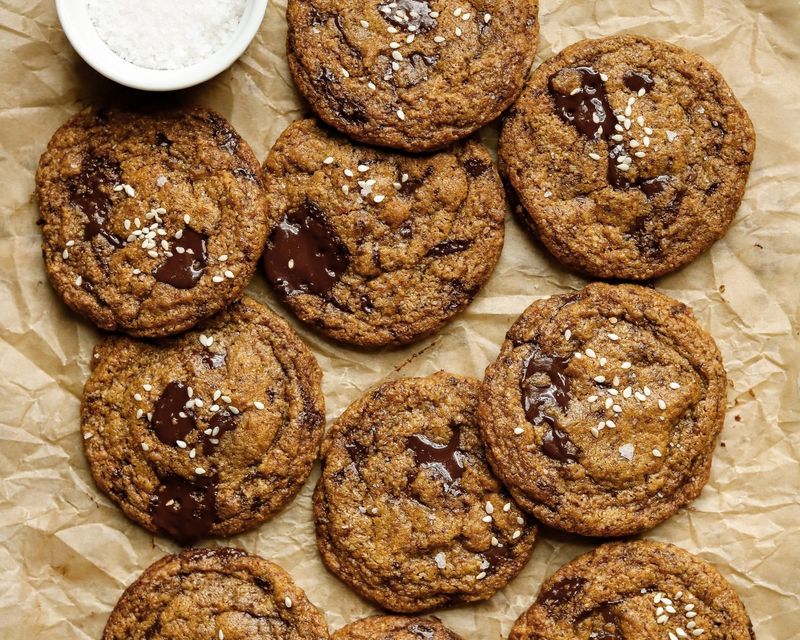 Chocolate Chip Tahini Cookies