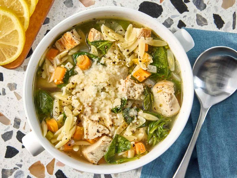 Italian-Style Chicken & Orzo Soup