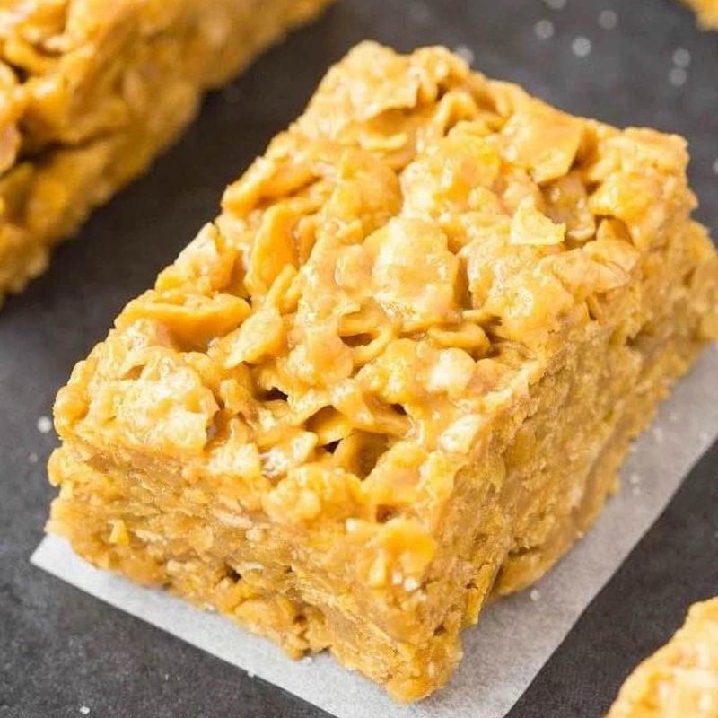 Peanut Butter Cornflake Bars