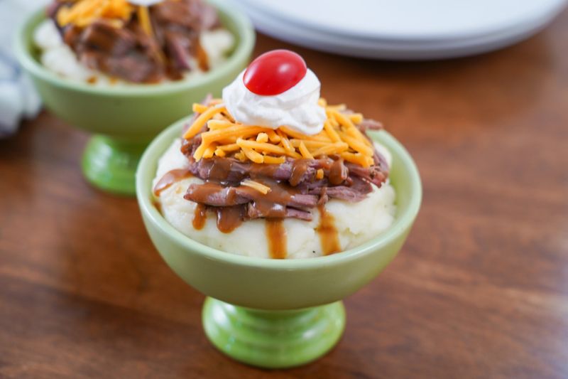 Nebraska: Hot Beef Sundae