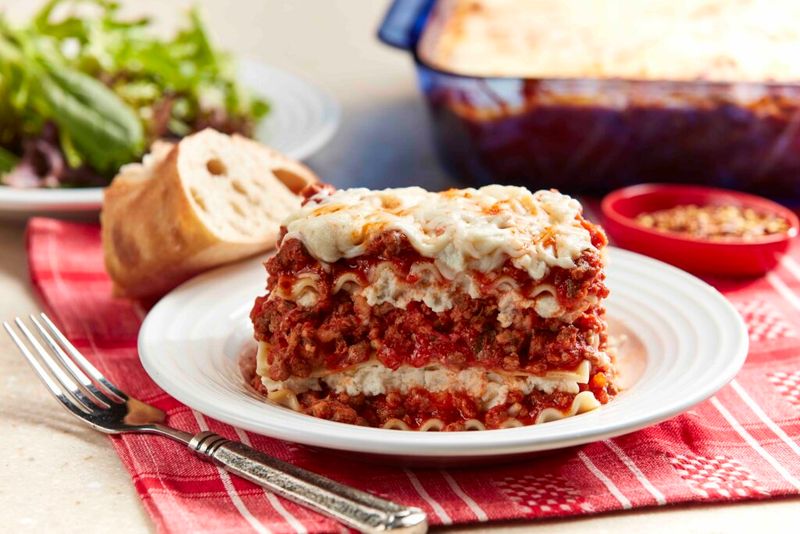 Lasagna with Ground Beef
