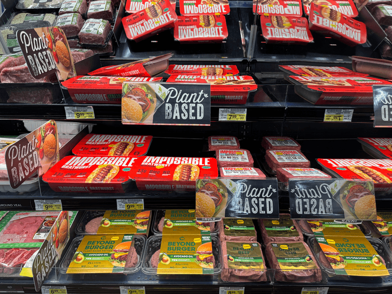 Plant-Based Meat Substitutes (Some Brands)