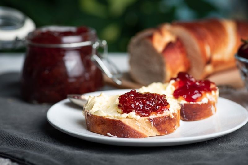 Toast with Jam or Jelly