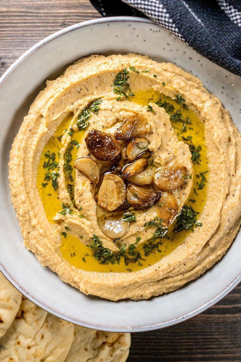Roasted Garlic Hummus