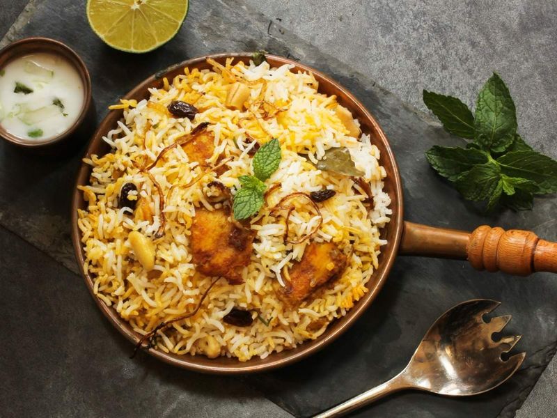 Biryani from a Non-Specialty Spot